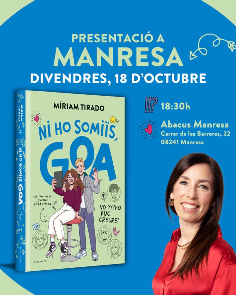 Presentación y firma de libros "Ni lo sueñes Goa" en Manresa