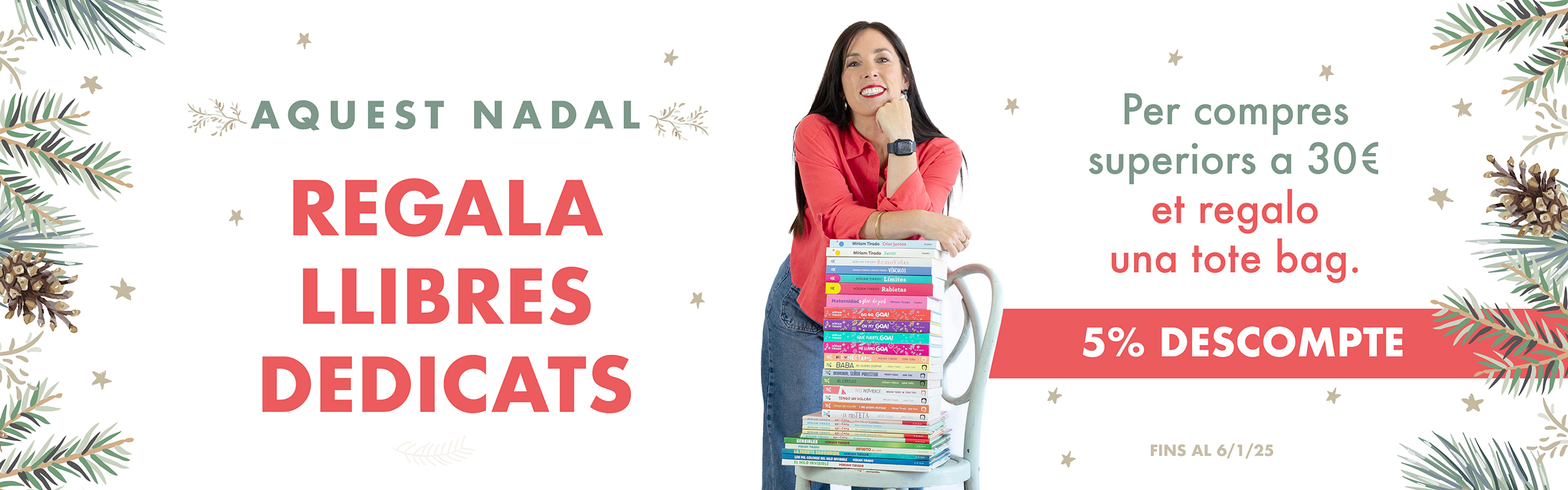 Descompte Especial de Nadal Llibres Míriam Tirado