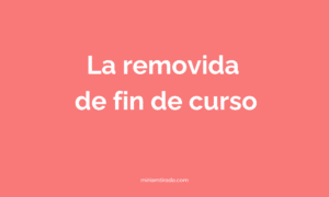 removida interna en fin de curso